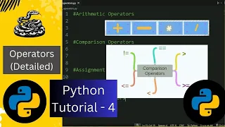 Python Operators Python Tutorial - 4 Python Full Course