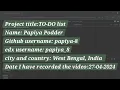 CS50P Final project TO-DO LIST