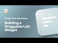 Building a Draggable Reorderable List Widget with SortableJS