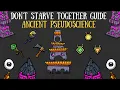 Don t Starve Together Guide The Ancient Pseudoscience Station