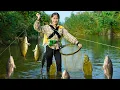 Country Life Single Mother Traps Fish with Primitive Tools to Build a New Life | Ly Tu Anh