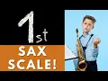 Beginner Sax Lesson First Sax Scale Free Fingering Chart
