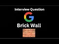 Brick Wall in Hindi Leetcode 554 Python DSA
