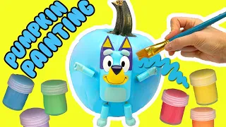 Bluey Pumpkin Painting and Decorating Ideas Without Carving DIY Crafts for Kids
