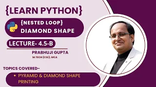 Pattern Diamond Printing in Python Master Nested Loops with Examples