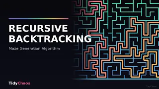 Recursive Backtracking Generating a Maze from Scratch