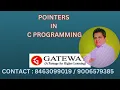 POINTERS IN C UNDERSTANDING POINTERS GATE CSE NET COMPUTER SCIENCE BEGINNING TO ADVANCE