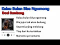 Doel Sumbang dan Nini Carlina - Kalau Bulan Bisa Ngomong (Lirik Lagu)