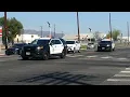 LAPD Foothill Units Responding x2