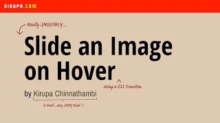Slide an Image on Hover Using a CSS Transition