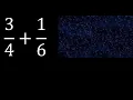 plus Adding Fractions With Unlike Denominators How to find sum of two fractions