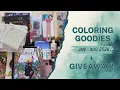 Coloring Supply Haul - January
