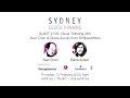 SydDT Visual Thinking with Alan Chen Diana Ayoub