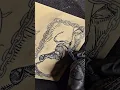 Blackwork Tattoo Process in 30 Seconds 🔥 | Infinite Tattoos