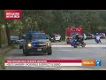 WATCH Big police escort for officer wounded in Houston shooting