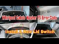 How to Fix Whirlpool Cabrio Washer Flashing F5 Error Code Clicking Beeping Model WTW8040DW0