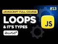 Loops and Its Types in JavaScript in Telugu For While with Project