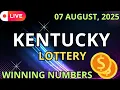 Kentucky Midday Lottery Results For - 07 Aug 2025