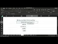 How to convert binary number to octal number in Excel
