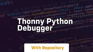 thonny python debugger