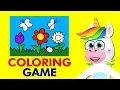 COLORING GAME for Toddlers Babies Kids Preschoolers - Free Online Android App Coloring Games