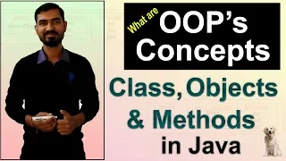 Java OOPs Concepts - Classes Objects and Methods in Java Hindi