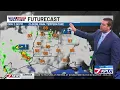First Alert Forecast Scattered downpours arrive for our Monday as heat builds to end the week