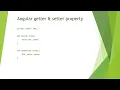 Angular getter setter property