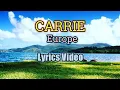 Download Lagu Carrie (Lyrics Video) - Europe