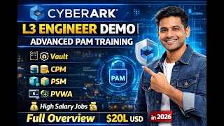 CyberArk L3 Engineer Demo Advanced PAM Training Full Overview Vault PSM PVWA CPM Integration