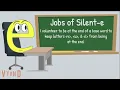 Jobs of Silent-e or Magic-e Silent-e Keeps v u i From Being at the End of a Base Word