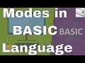 Lecture Modes in BASIC Language