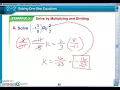 2 2 Solving one step Equations