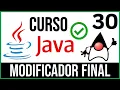 Modificador FINAL en Java Curso Java 30