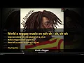 Ini Kamoze - World a Reggae + lyrics, synced, text
