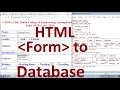 158 Connect Registration Form to MySQL or oracle Database web application HTML Servlet Tutorial