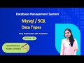 Lec-44 MySQL Data Types in DBMS
