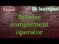 C language - Operators 5 Bitwise 3