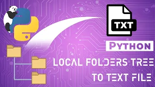Python Automation Local folder tree path extractor to a text file - Genius Panda