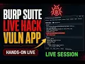 Burp Suite Masterclass Live Attack a Vulnerable Web App Step-by-Step