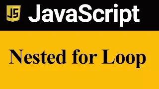 Nested for Loop in Javascript Hindi