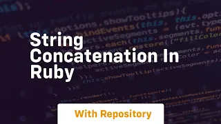 string concatenation in ruby