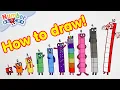 How to Draw the Numberblocks Learn to Count 1 to 10 Numberblocks