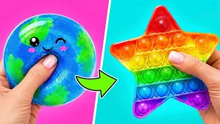 Les Fidgets Galaxie les Plus Satisfaisants ! 🌌✨ Pop-Its, Squishies & DIY
