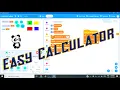 Easy Calculator With mblock Manual Input Variables and Operators Steps