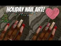 Watch me work Holiday nail art shedoesnail s