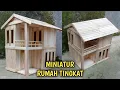 Download Lagu Cara membuat miniatur rumah tingkat dari stik es krim