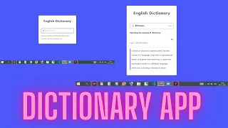 Dictionary App using HTML CSS and Javascript Mr Designer