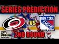 Carolina Hurricanes vs New York Rangers - Series Prediction Round 2