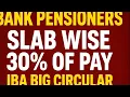 Download Lagu IBA OFFICIAL CIRCULAR - BANK PENSIONERS - SLAB WISE 30 % of Pay :: Important and Big 